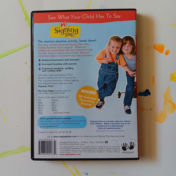 Signing Time Sign Language DVD set - Picture 2 of 7